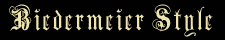 Biedermeier Furniture Style 